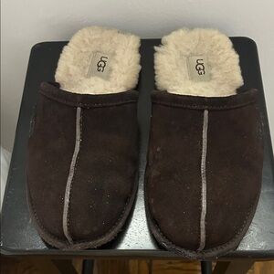 UGG Brown Slippers with Cream Lining